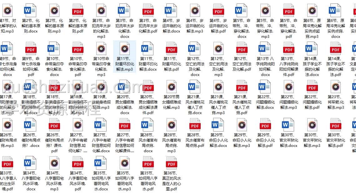 高德臣民间盲派八字化解（算命解灾化解）高清录音加配套文档插图