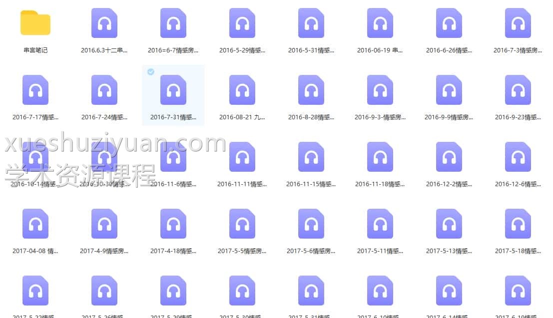 沙漠绿洲 2016八字串宫情感房间录音42集+笔记资料插图