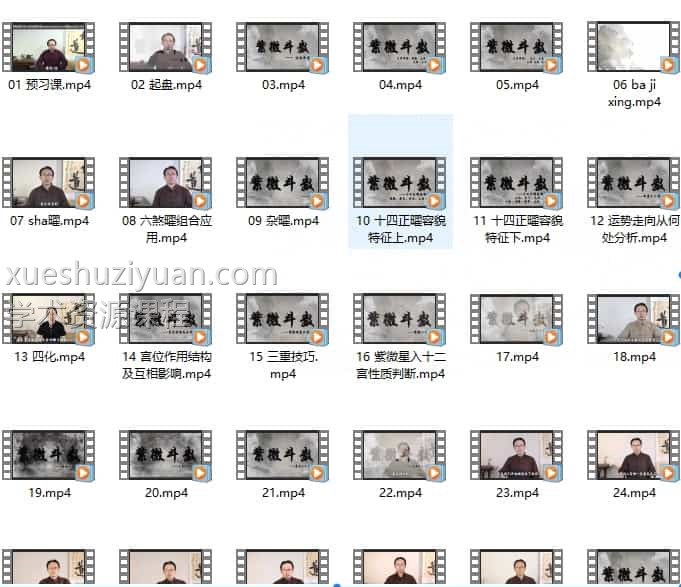 陈仲易紫薇斗术 陈仲易紫薇课程视频35集插图