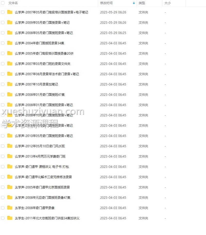 么学声-奇门遁甲面授班21套+录音+文档讲义+视频插图