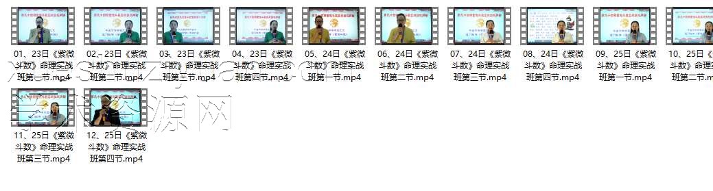 94期-姚东升老师主讲《紫微斗数》命理实战班-12集插图