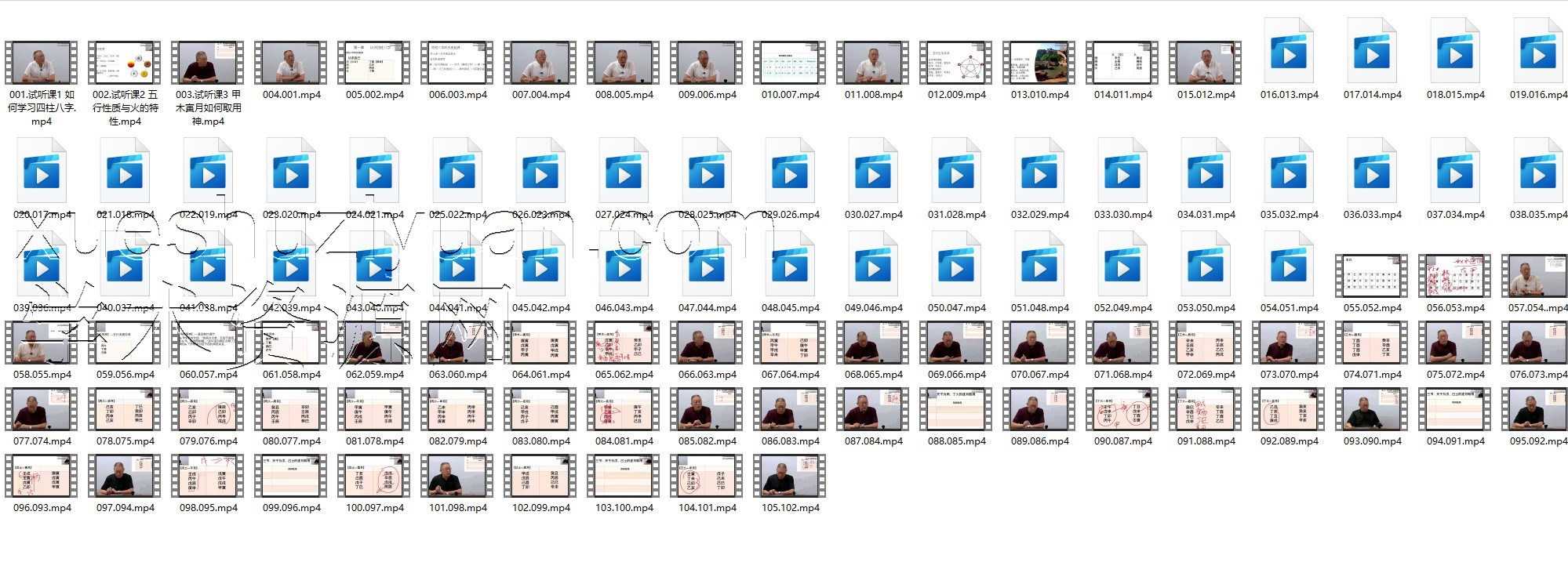 荣庵老师四柱八字课程（初中高）系列105集视频【原版】插图