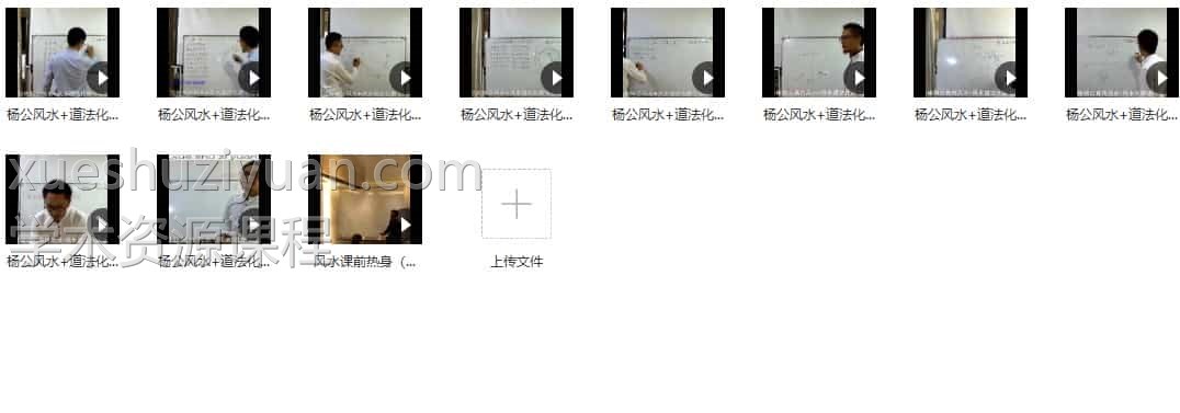 唐法峻杨公真传风水+风水道法化解视频11集 阿里云盘百度盘下载插图