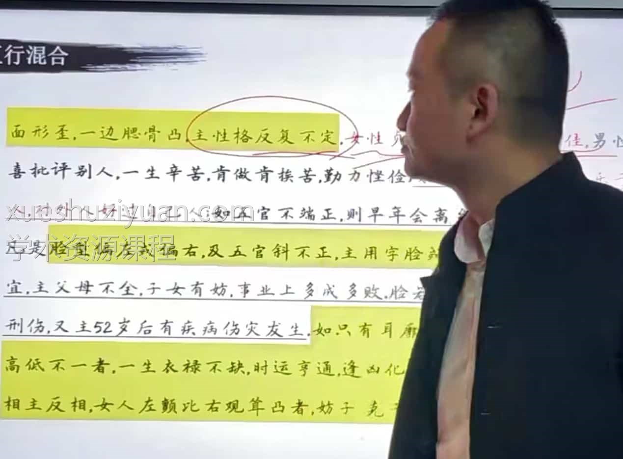 朱坤老师《徽派七十二相面绝学》，百度网盘下载，阿里云盘下载插图