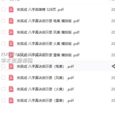 F5408.宋英成八字真诀启示录合集下载插图