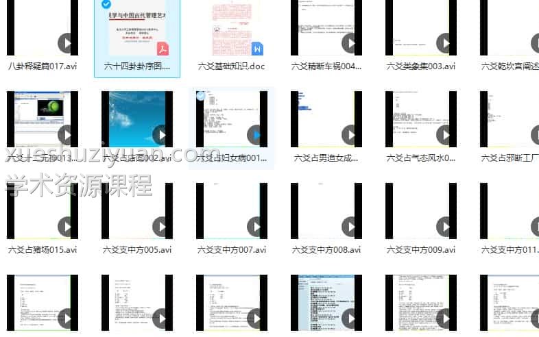 王法壬盲派六爻视频23集+2个资料pdf 百度盘下载插图