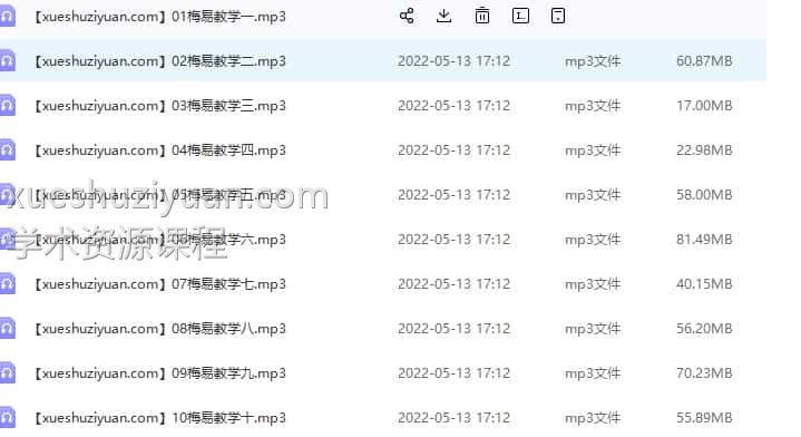 张泽华-梅花易数教程录音36集1.91GB,百度网盘下载，阿里云盘下载插图