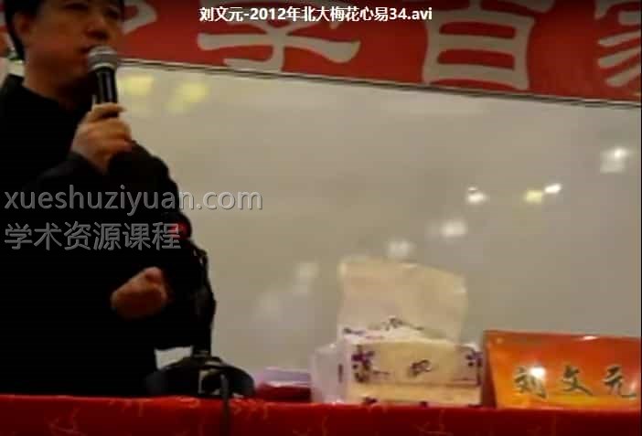 【梅花】刘文元-2012年北大梅花心易44集视频合集下载插图