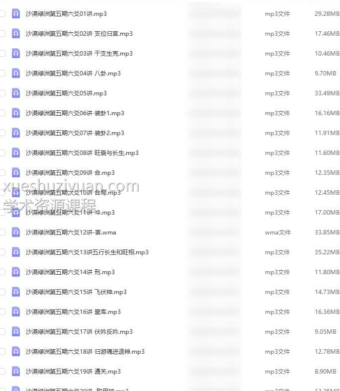 沙漠-六爻2013年9月第五期讲座23讲插图