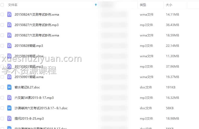 2015年沙漠绿洲六爻看考试录音18集+文档4份插图 2015年沙漠绿洲六爻看考试录音18集+文档4份插图