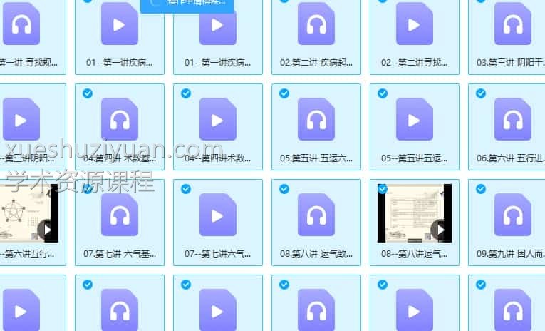 军师府 董剑锋 中医道医初级中级一体班视频30集+音频30集插图