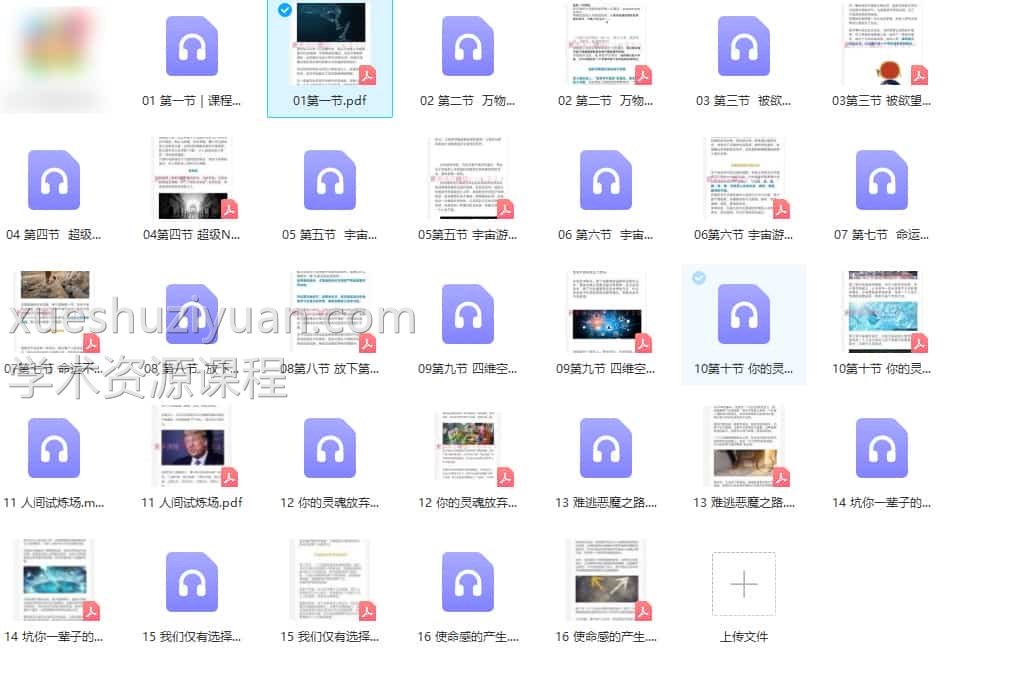 甲子学院 洛臣 命运的变量课程15节录音+15个pdf插图