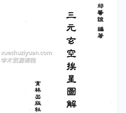 邱馨谊-三元玄空挨星图解免费下载插图 邱馨谊-三元玄空挨星图解免费下载插图