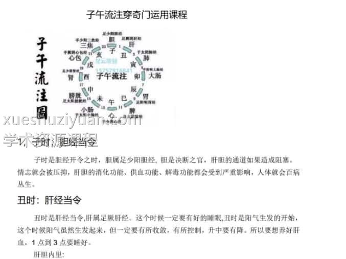 28星宿阵法+针灸奇门+子午流注穿奇门三套录音课程+文档插图