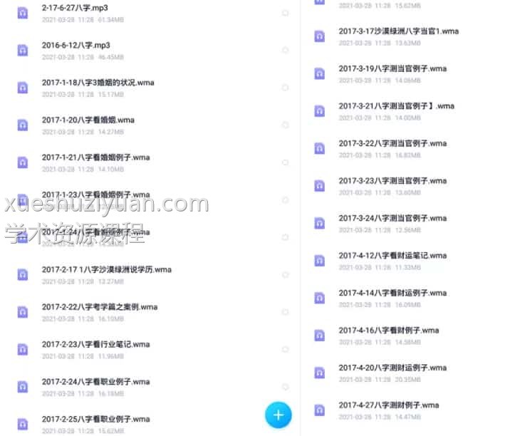 沙漠绿洲 大量录音文件 2017上半年八字课程共56集插图