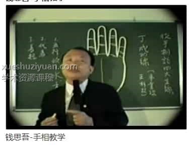 钱思吾-手相学教程视频2集插图