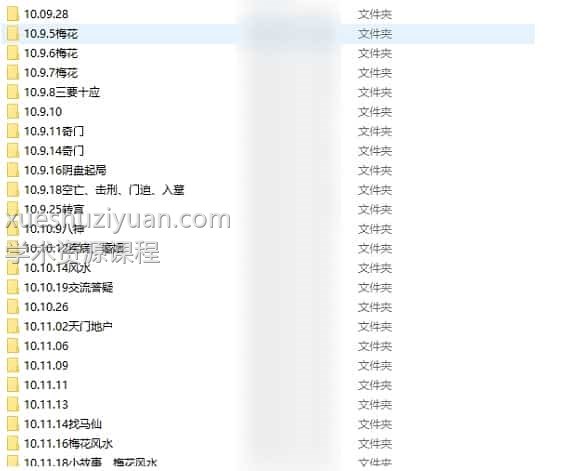 武希军梅花易数及奇门面授全程录音加笔记插图