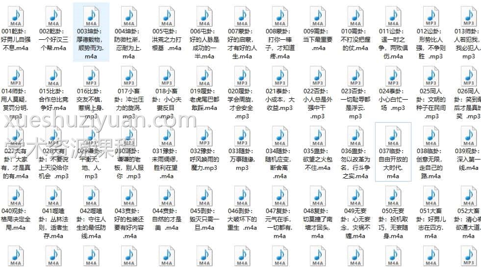 刘君祖周易64卦课程录音128集插图