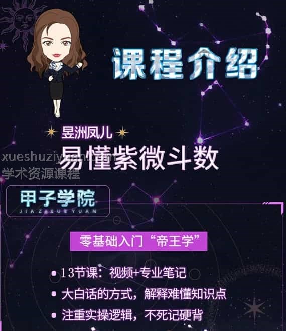 神棍局2021年新课《易懂紫薇斗数》14视频合集插图