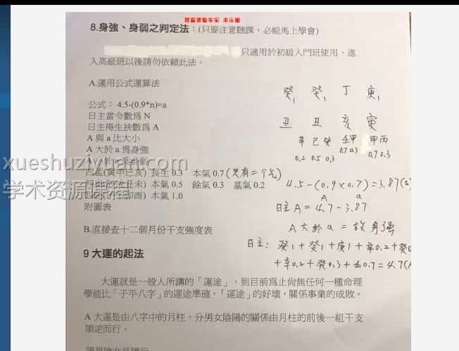 谢武藤八字命理课程培训视频全集含教学PPT讲义2017插图