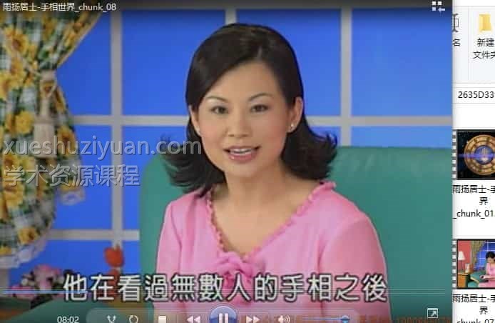 雨扬居士 手相世界视频11集插图