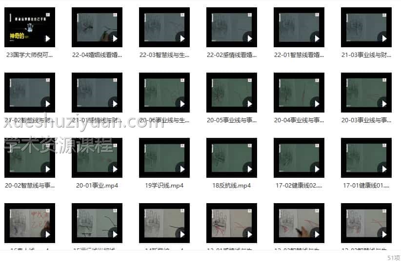 倪可老师手相掌纹视频 51集教程插图