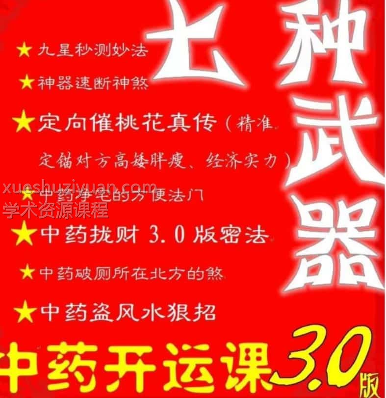 陈法灵 雷麟宗 中药化解药方+ 中药开运课(3.0版)插图