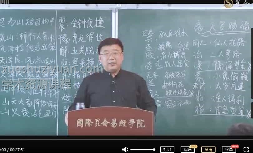 2020年昆仑易学专业班八卦六爻预测65集插图 2020年昆仑易学专业班八卦六爻预测65集插图