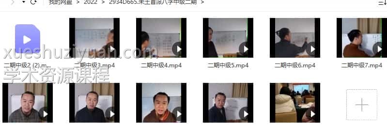 未土盲派八字 未土观离盲派八字中级学习班二期视频11集插图