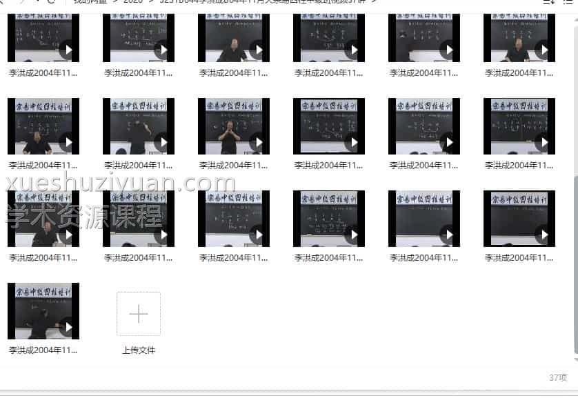 李洪成2004年11月大宗易四柱中级班视频37讲插图1