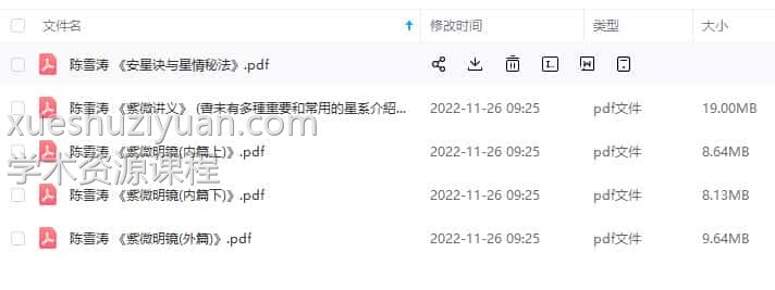 陈雪涛阳宅紫薇全套 14本pdf插图