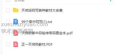 99个掌中符+天师派符咒各种教材大合集+天师府掌中符秘传带符图全本+正一天师符教材插图2