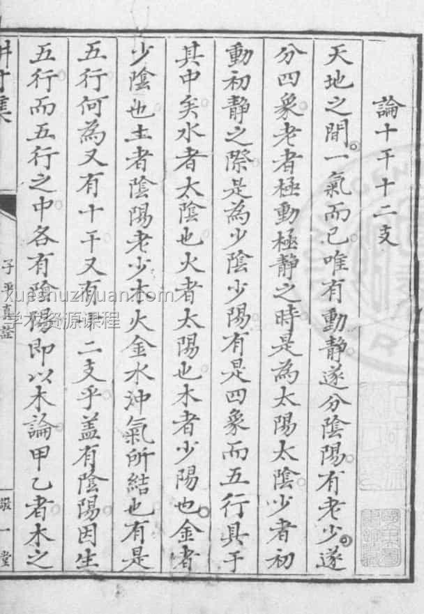 耕寸集  清敬一堂钞本（子平真诠）插图