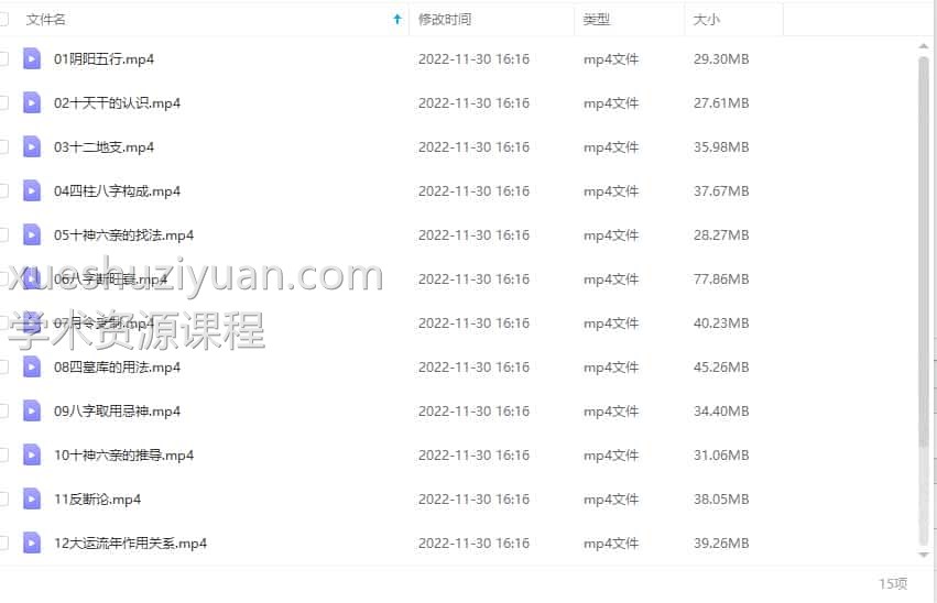 翊棠新派八字 翊棠新派八字基础篇14集+实战篇11集+文档插图2