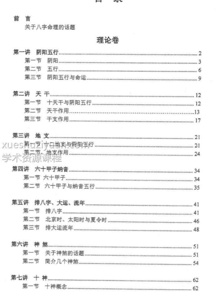 独步中原命理讲义+命理例题解析 2本电子书插图3