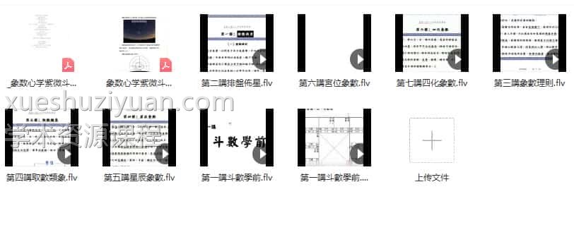 象数心学紫微斗数四化心学传承视频7集+讲义插图1
