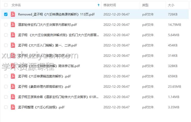 孟子翔-道家玄机门六壬书籍9本合集插图 孟子翔-道家玄机门六壬书籍9本合集插图