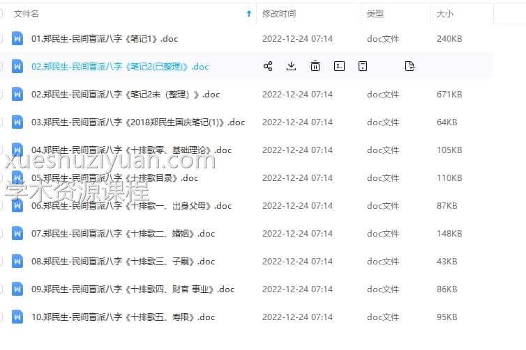 郑民生网络培训班录音+文档插图