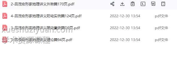 吕茂宏形家地理讲义插图1