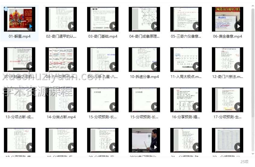 于城道人《2021年奇门预测化解精华网络班》24集插图