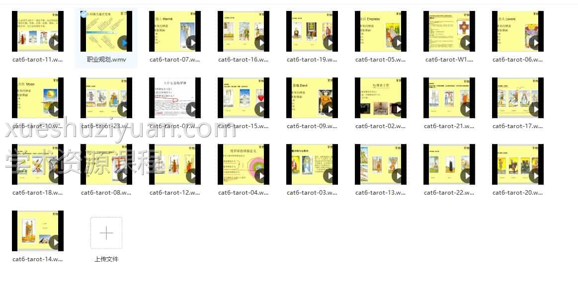 《猫六塔罗牌》塔罗牌意讲解25视频合集下载百度盘插图