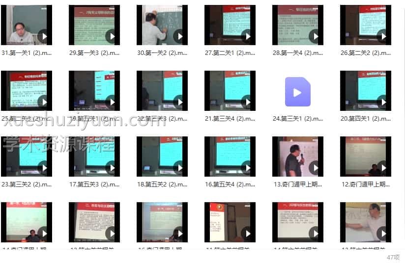 张一勺奇门心悟赋讲座视频47集插图