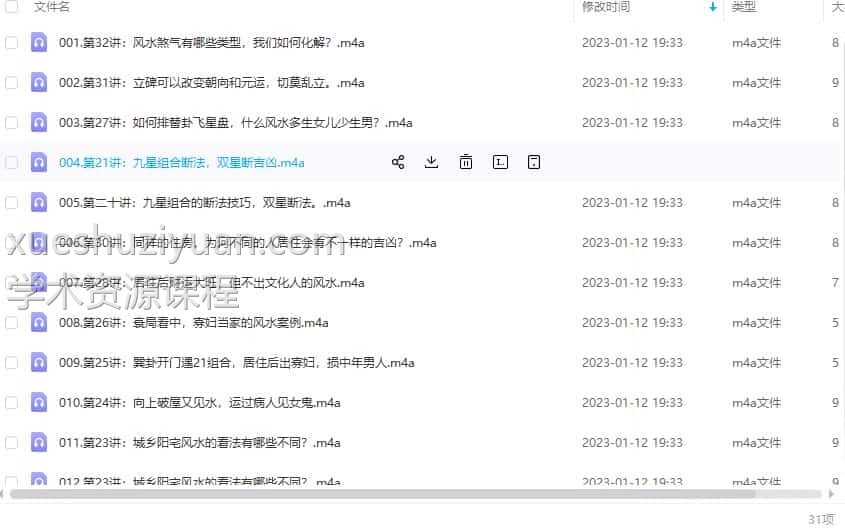 李双林玄空风水录音 李双林风水直断31集音频版-李双林风水直断风水预测课程插图