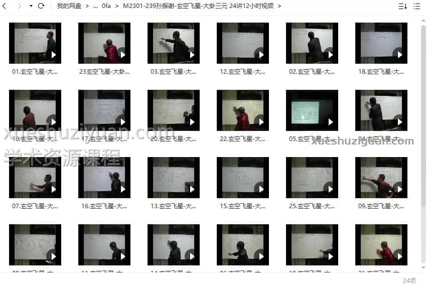 孙振谢-玄空飞星-大卦三元 24讲12小时视频插图 孙振谢-玄空飞星-大卦三元 24讲12小时视频插图