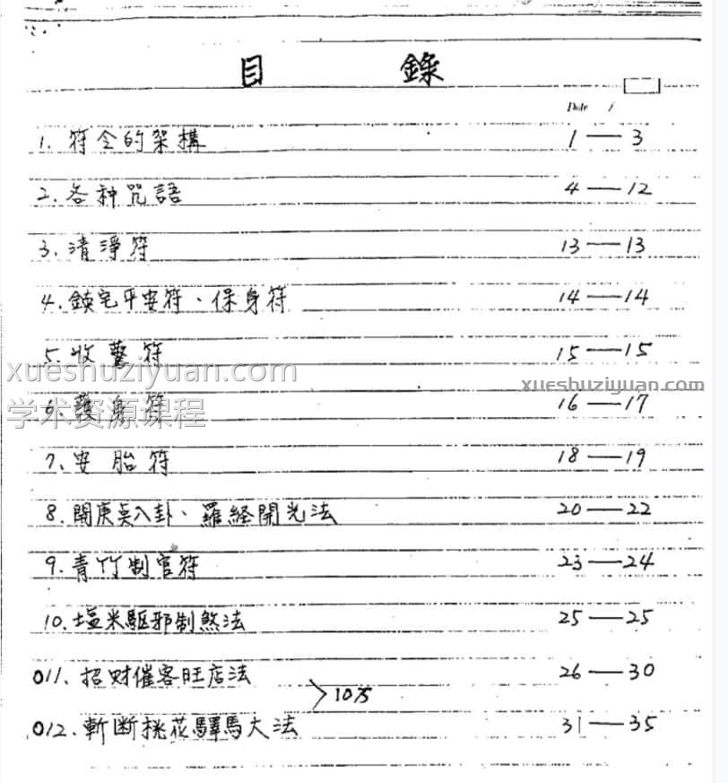 謝武藤風水深入班讲义风水+符咒笔记插图 謝武藤風水深入班讲义风水+符咒笔记插图