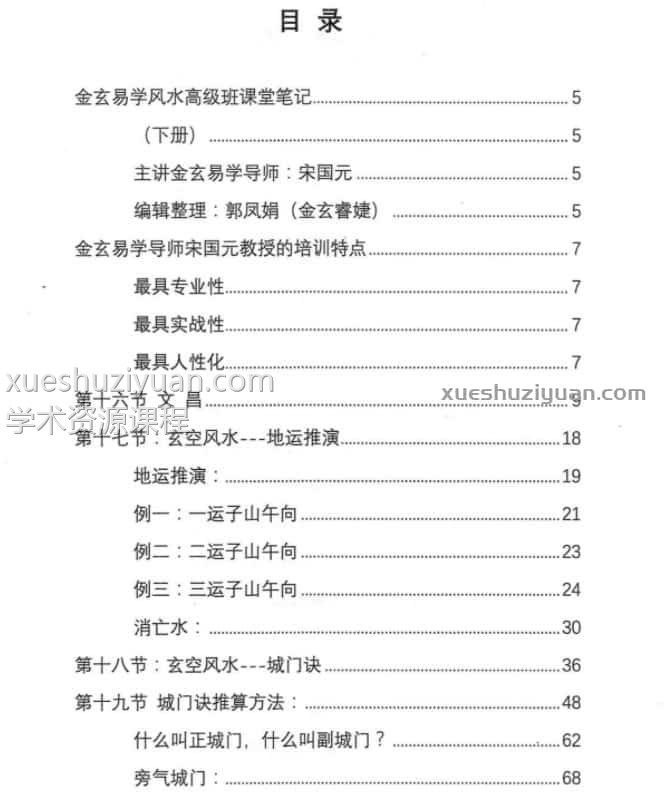 宋国元金玄风水上下册插图1 宋国元金玄风水上下册插图1