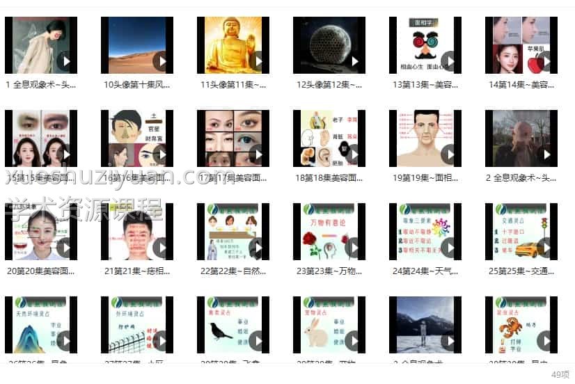 高价引进最新课程 承钰全息观象术视频49集 微信头像解读课程插图2 高价引进最新课程 承钰全息观象术视频49集 微信头像解读课程插图2