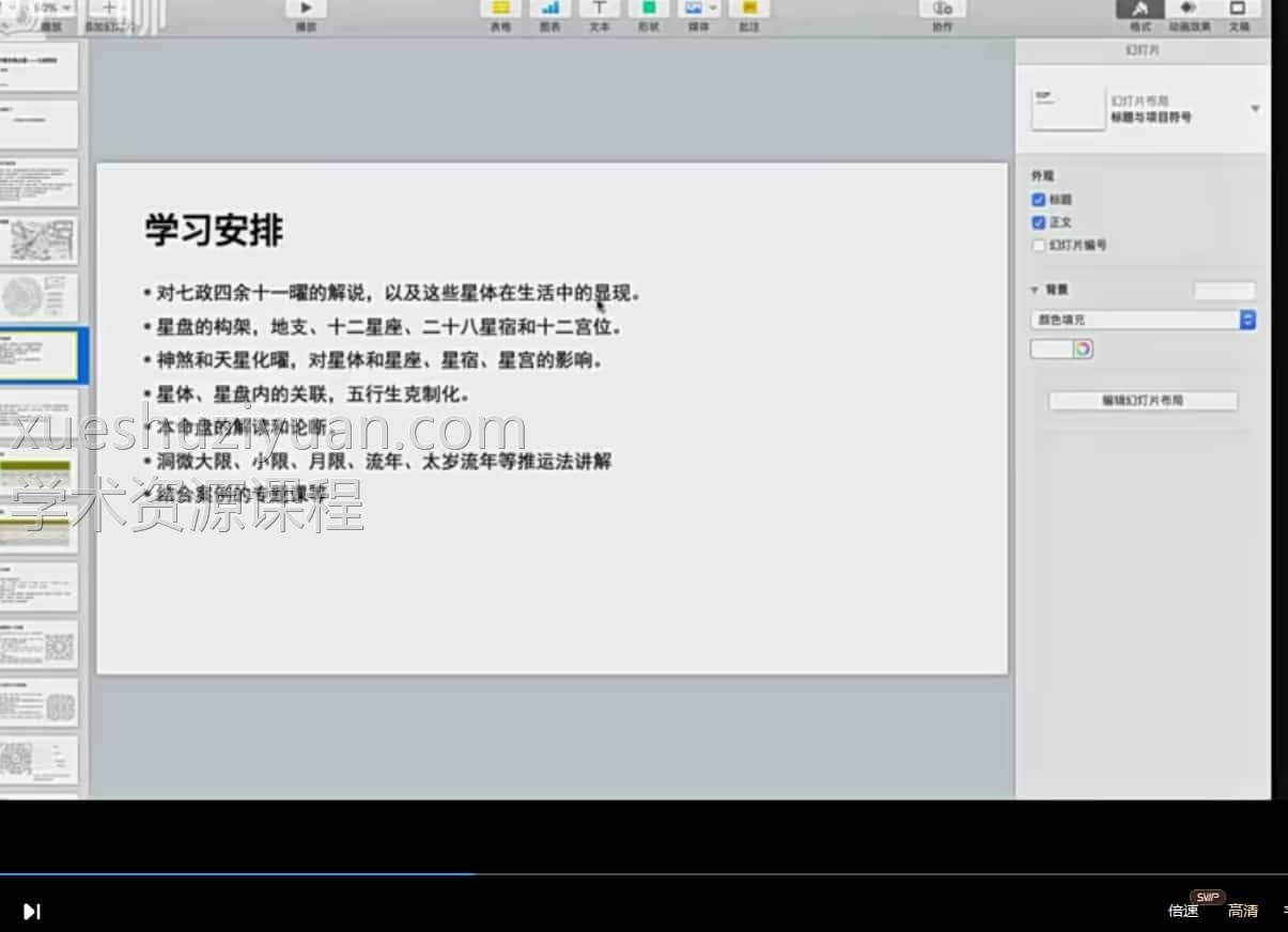 中国古典占星七政四余40集视频课程插图