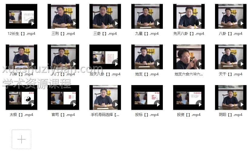 石定坤皇家奇门遁甲师承奇门泰斗张志春老师 面授班18个视频+网络班18个视频 插图3