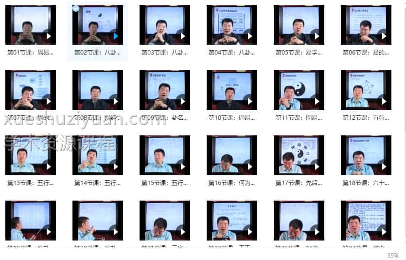 弘易梅花易数39集视频高清课程插图